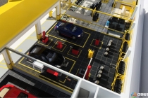 智能物流庫(kù)模型，上海曉?shī)W工業(yè)模型，汽修店展示模型