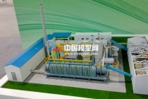 污染土壤修復沙盤模型，污泥處理模型