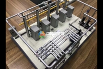 商用鍋爐供暖系統(tǒng)沙盤(pán)模型