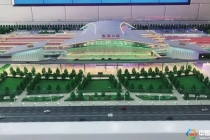 通過(guò)沙盤模型看京張高鐵線工程，預(yù)計(jì)2019年底建成通車