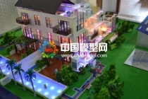 別墅沙盤模型的多種展現(xiàn)方式，燈光設(shè)計出彩地