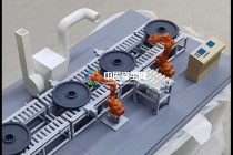 機(jī)車(chē)檢修線模型