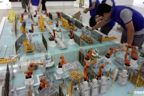 汽車產(chǎn)線沙盤模型?，奇瑞捷豹路虎總體模型?，寧波萬華展示模型