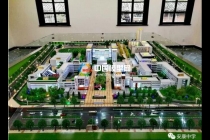 安康中學(xué)新、老校區(qū)建設(shè)沙盤模型建成