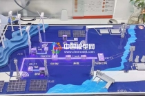 中興5G微基站和智慧桿塔集成項(xiàng)目沙盤(pán)模型