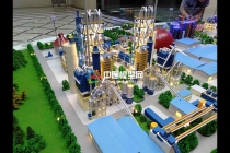 山水水泥廠(chǎng)區(qū)沙盤(pán)模型