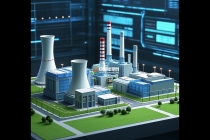 智慧電廠沙盤模型，點亮能源變革新視界