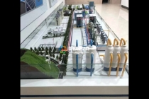 綠色能源CHP熱電聯(lián)產沙盤模型