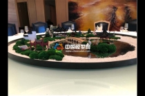 酒店餐桌轉(zhuǎn)盤(pán)景觀(guān)裝飾擺件沙盤(pán)模型